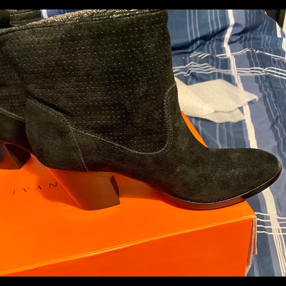 Suede ankle boots